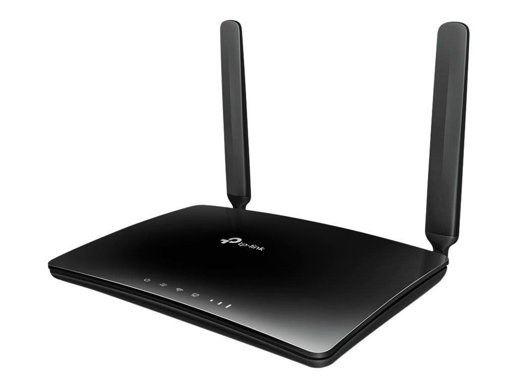 TP-LINK - MR400 AC1200 Wireless Dual Band 4G LTE Router - Archer MR400 - 802.11ac - 10/100 Mbit/s - Ethernet LAN (RJ-45) ports 3 - Mesh Support No - MU-MiMO No - 4G