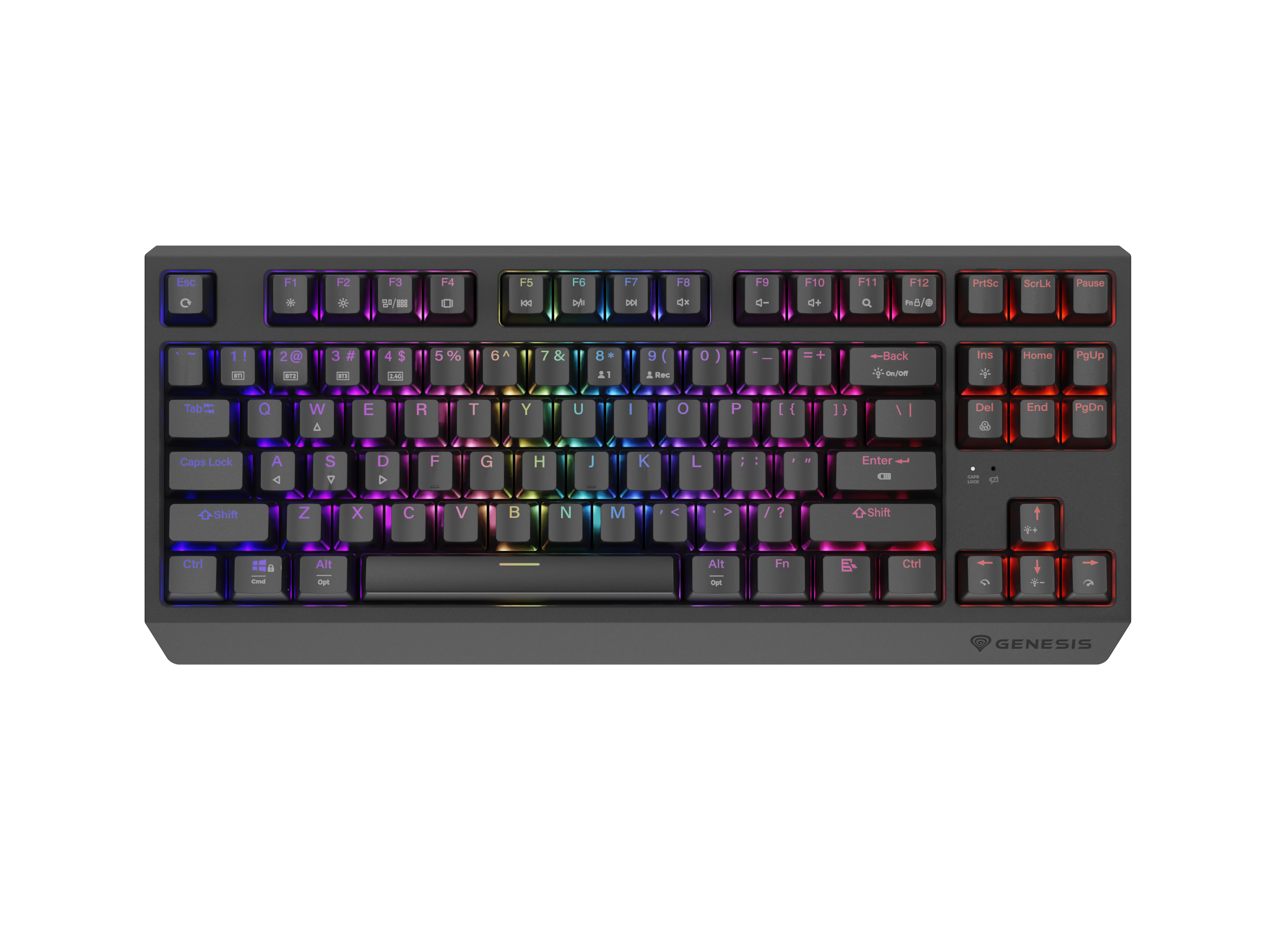 Genesis - THOR 230 - Mechanical Gaming Keyboard - Wireless - US - Outemu Panda - Black