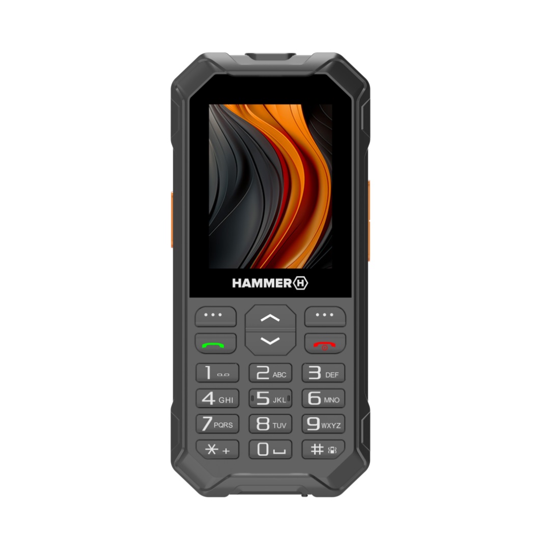 Hammer 6 LTE - Black - 2.4 " - IPS - 48 MB - 128 MB - Dual SIM - Nano SIM - Bluetooth - 2.1 - USB version Type-C - Built-in camera - Main camera resolution 2 MP - 2500 mAh