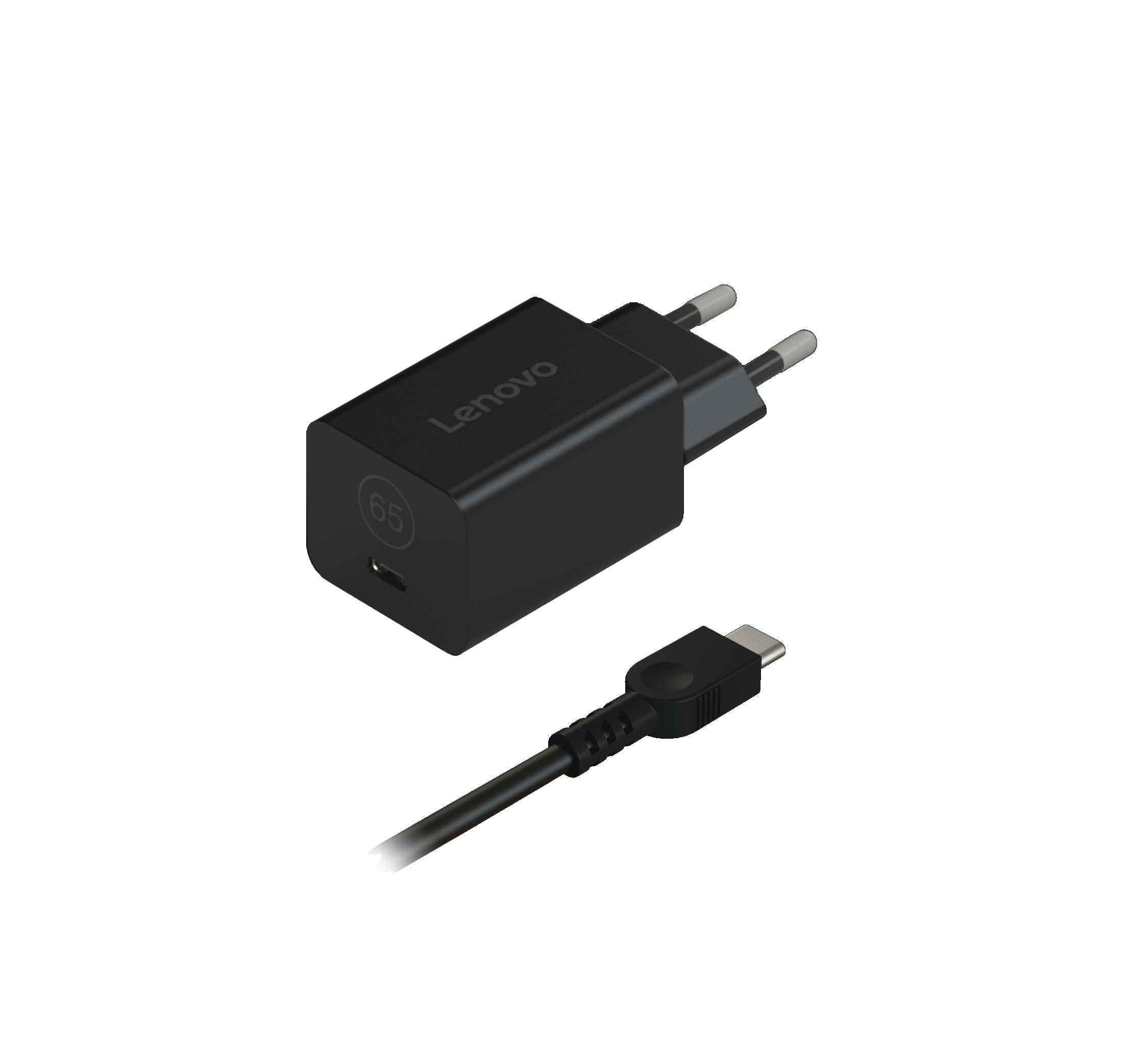 Lenovo GaN Nano - Adapter - 5V/9V/15V/20 V - 65 W