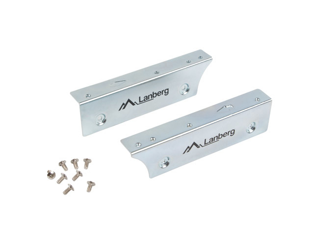 Lanberg Mounting Frame for 2.5" SSD/HDD to 3.5" Bay - IF-35-25 - Silver - Frame for 2.5" SSD/HDD to 3.5" Bay
