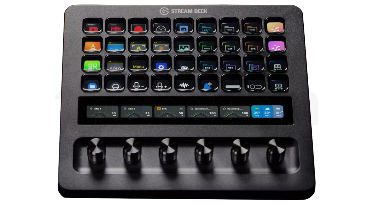 Elgato Stream Deck+ XL - Multi-touch controller - Black