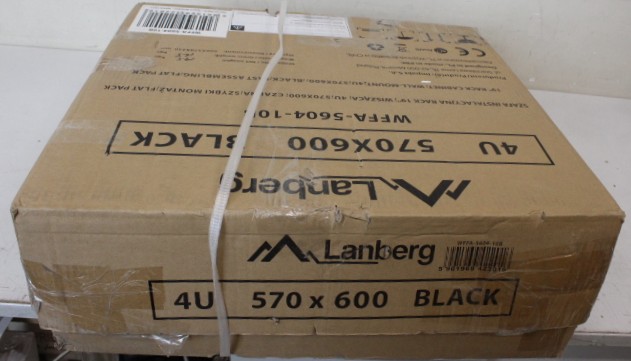 SALE OUT. Lanberg Rack cabinet 19" wall-mounted 4U 600 fast assembly (flat pack), black - SALE OUT. Lanberg Rack cabinet 19" wall-mounted 4U 600 fast assembly (flat pack) - WFFA-5604-10B - Black - DAMAGED PACKAGING, UNPACKED