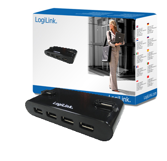 Logilink - USB 2.0 Hub-4 port whit power adapter