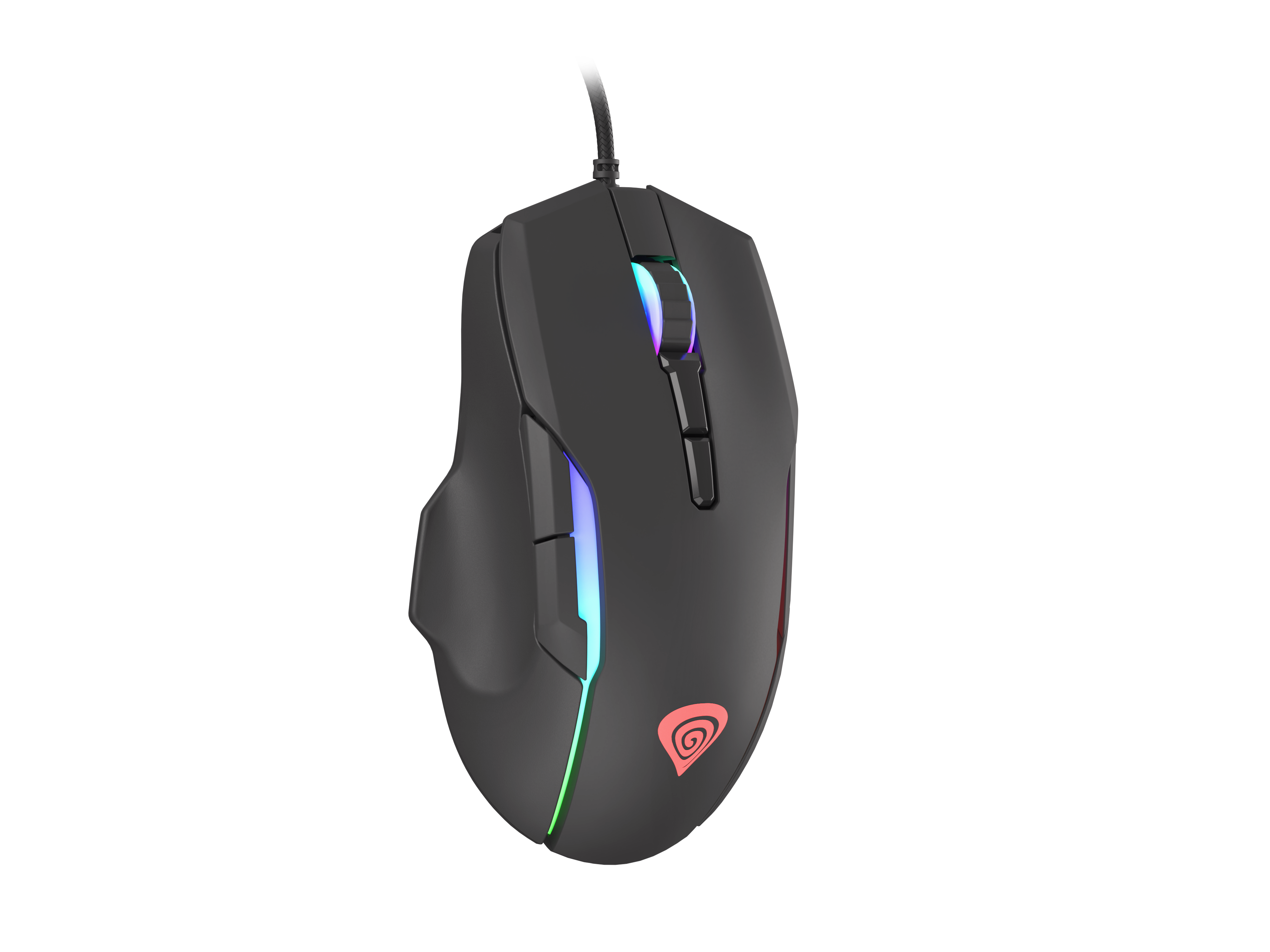 GENESIS Xenon 220 Gaming Mouse, 500 - 6400DPI, Wired, Black - Genesis