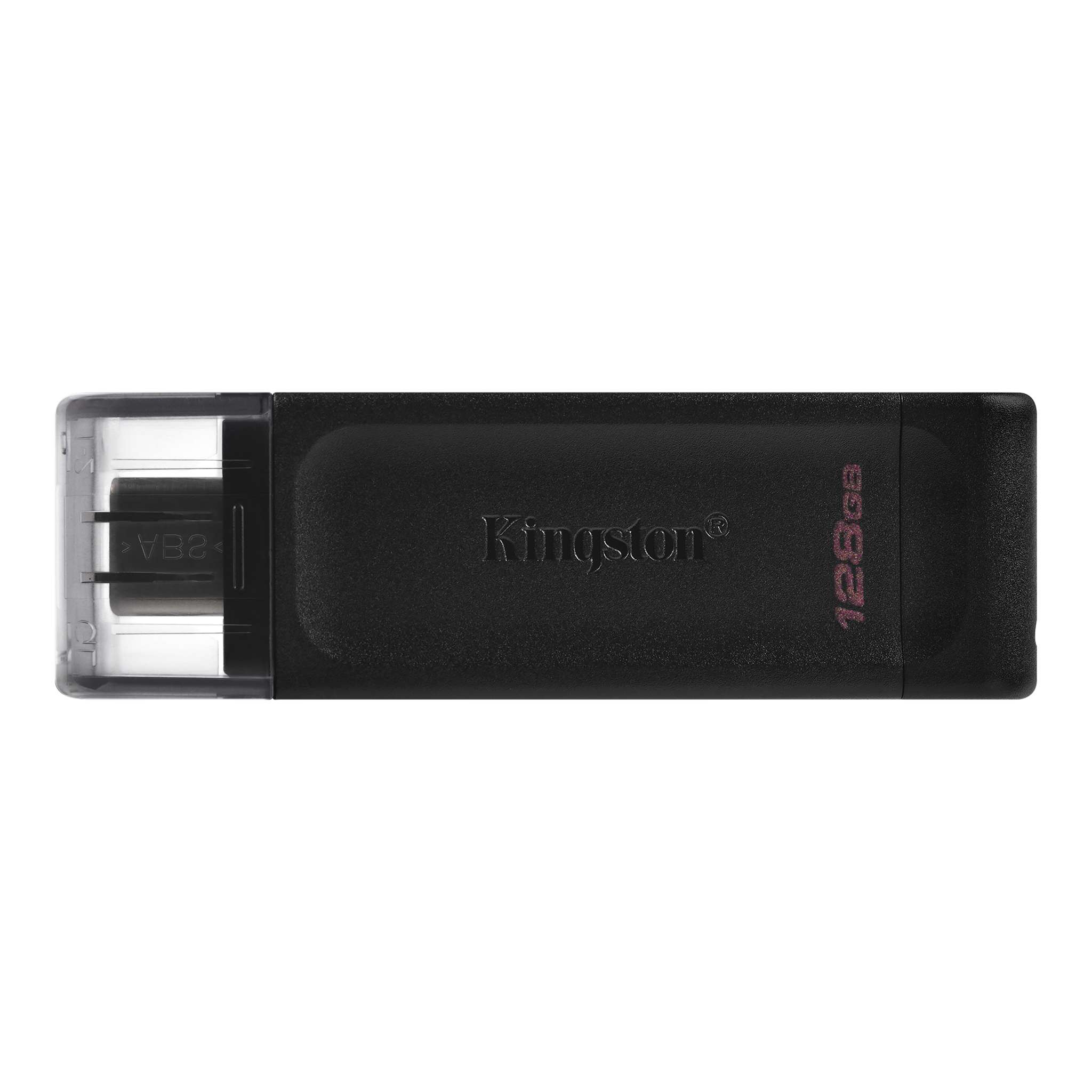Kingston - USB Flash Drive - DataTraveler 70 - 128 GB - USB Type-C - Black