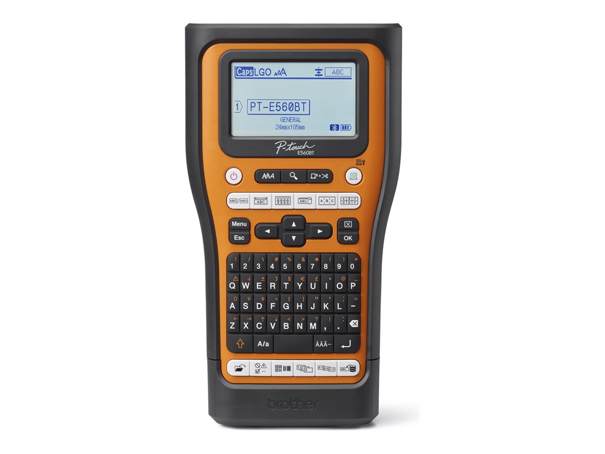 Brother PT-E560BTVP - Thermal - Label Printer - Maximum ISO A-series paper size Other - Orange / Black
