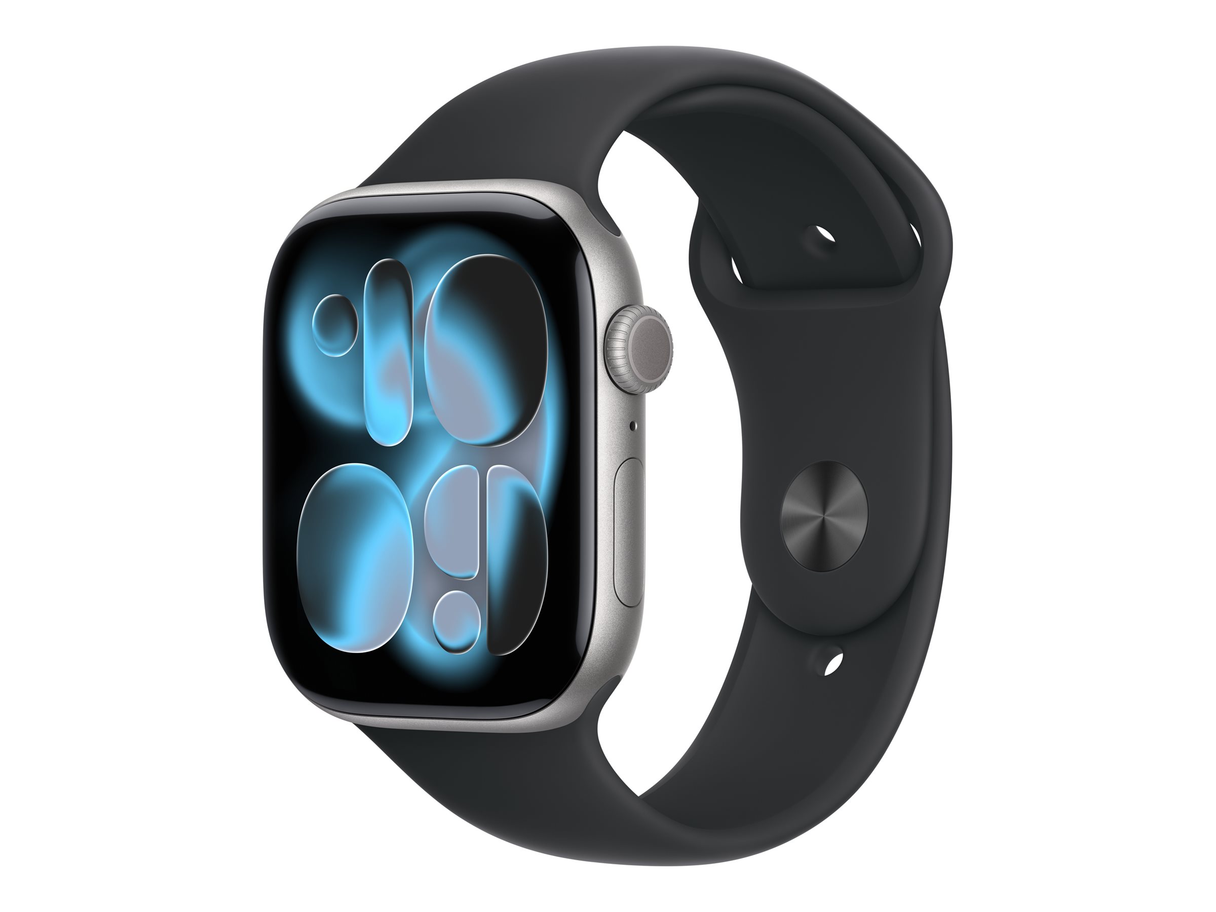 Apple Watch Series 11 GPS + Cellular 46mm Space Grey Aluminium Case with Black Sport Band - M/L - Apple