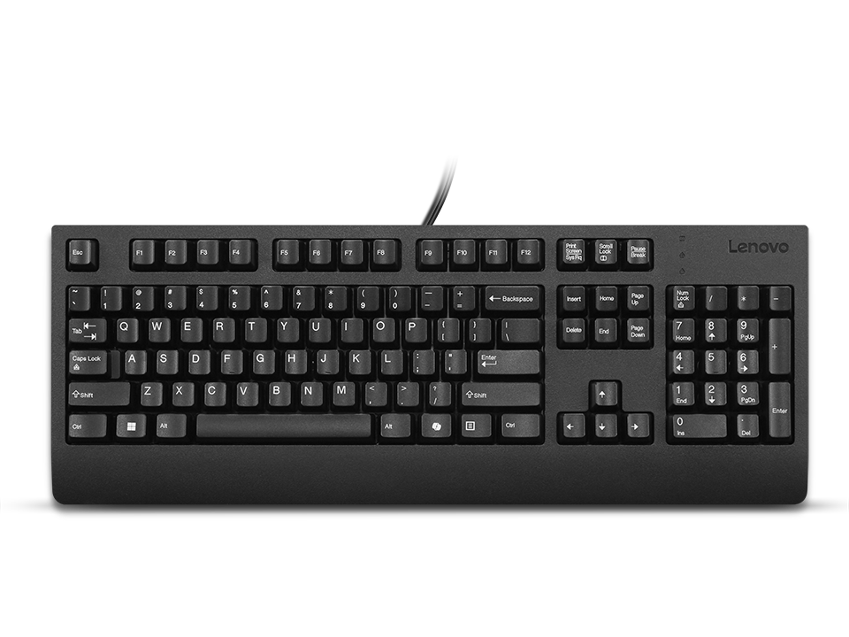 Lenovo Preferred Pro II USB Keyboard - Keyboard - Wired - Estonian - Black