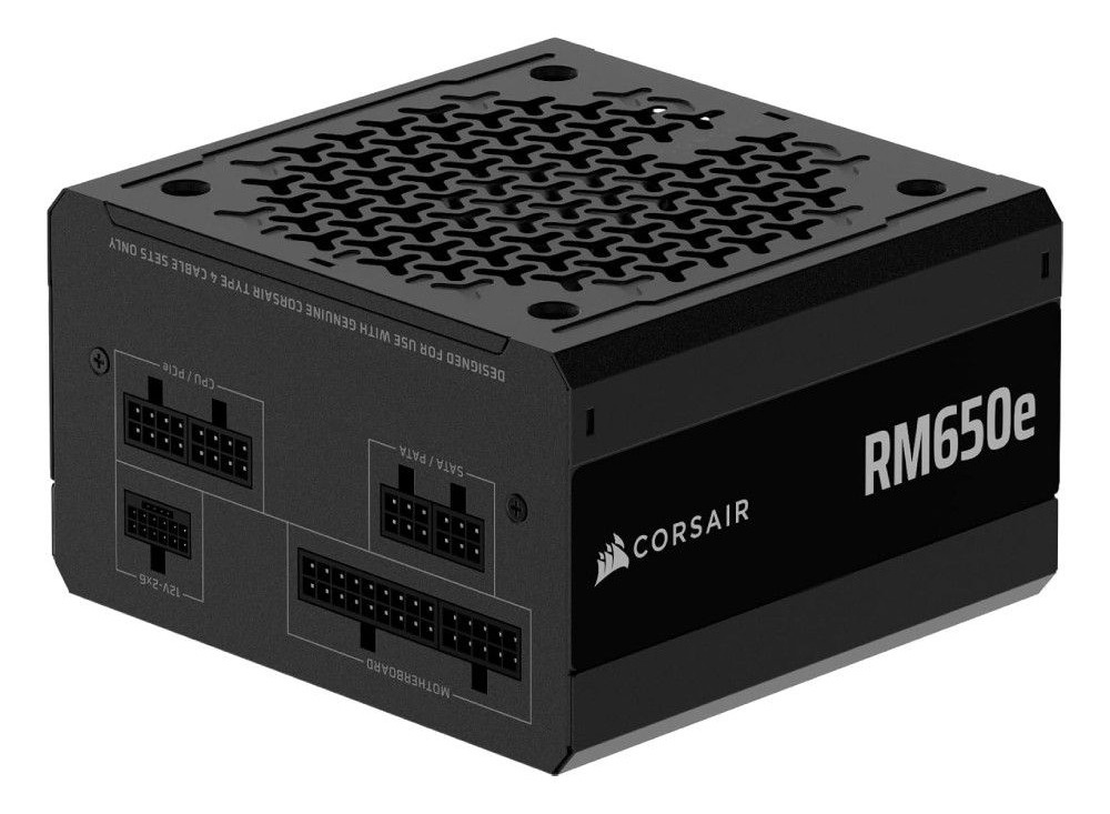 Corsair Fully Modular Low-Noise ATX Power Supply (EU) - RMe Series RM650e - 650 W - 80 PLUS Gold - Black