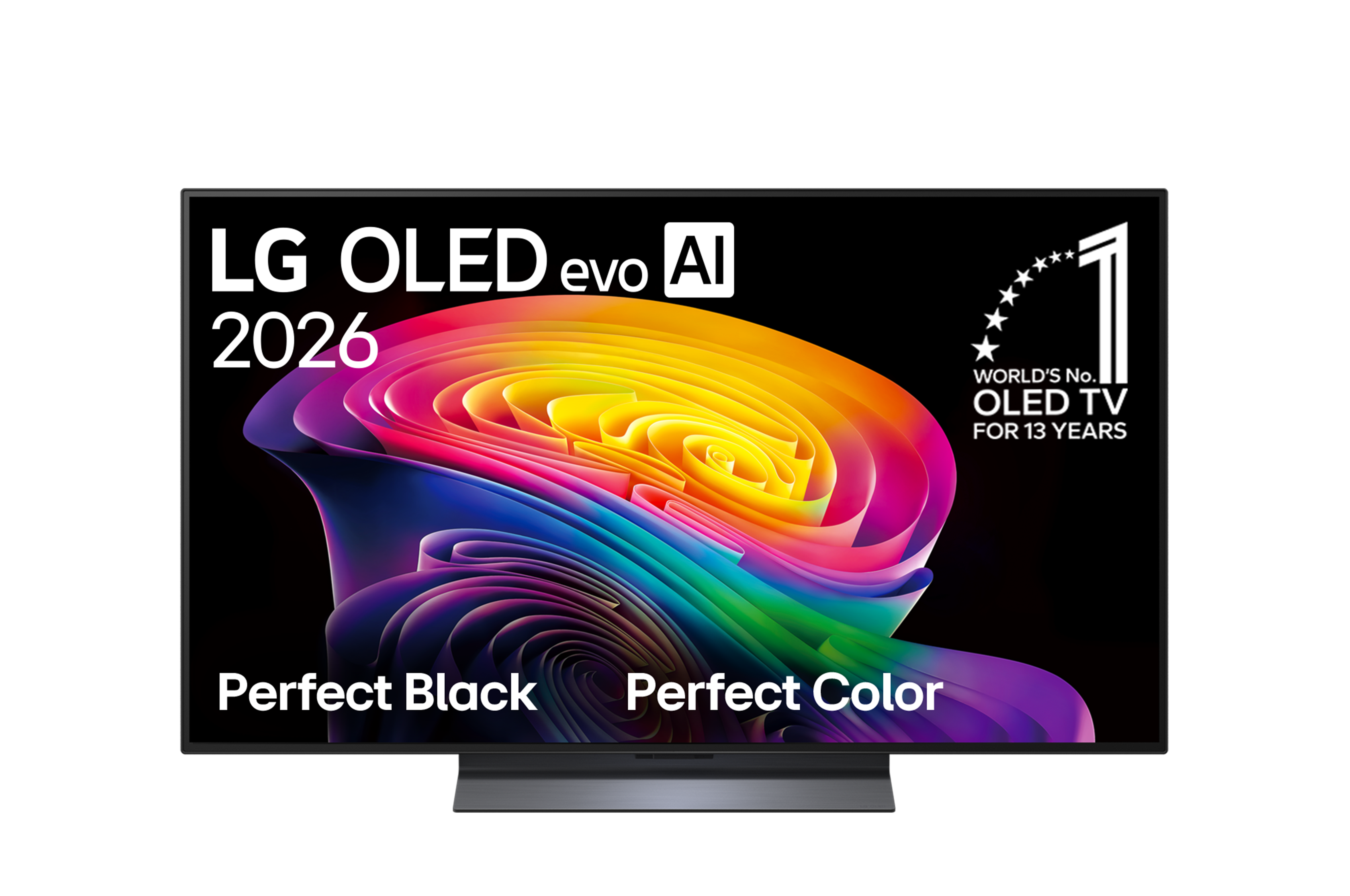 LG OLED 4K evo AI C6 TV - OLED48C61LA - 48 - Smart TV - webOS - UHD - Black