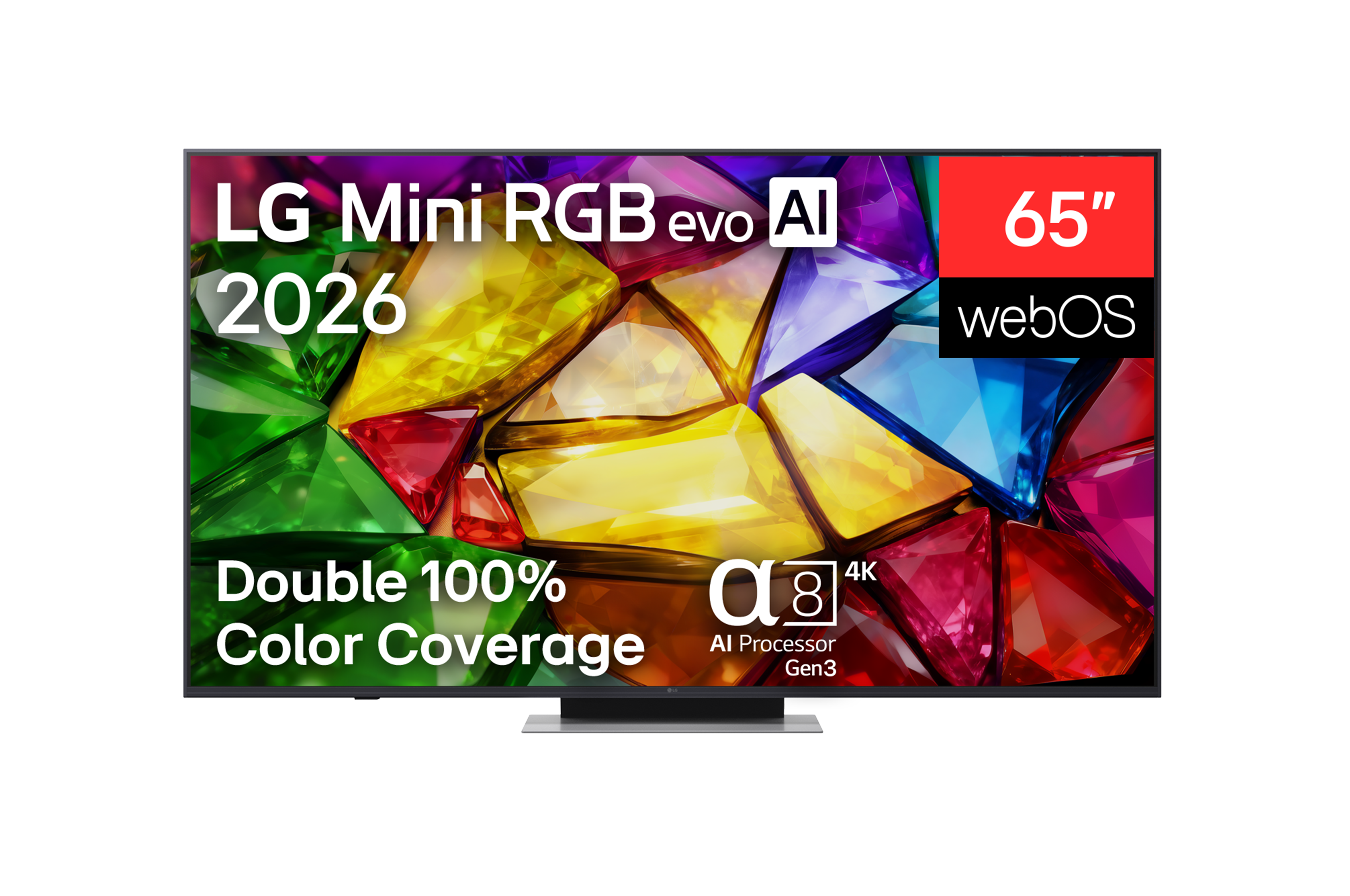 LG 4K evo AI Mini RGB TV - 65MRGB87B3B - 65 - Smart TV - webOS - UHD - Black