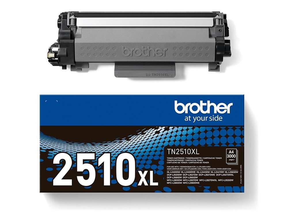 Brother TN-2510XL Toner Cartridge, Black - Brother TN-2510XL - Toner cartridge - Black