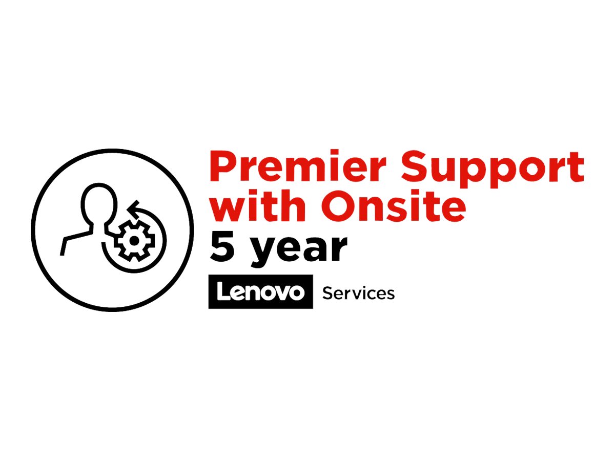 Lenovo - Warranty - 5Y Premier Support (Upgrade from 3Y Premier Support) - 5 year(s)