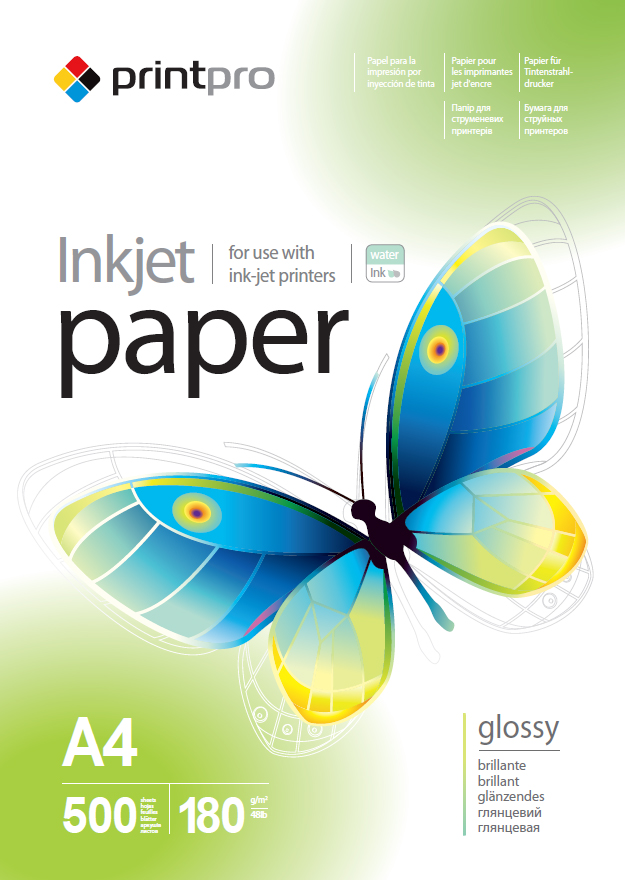 ColorWay PrintPro Photo Paper, 500 sheets - High Glossy - 180 g/m² - A4