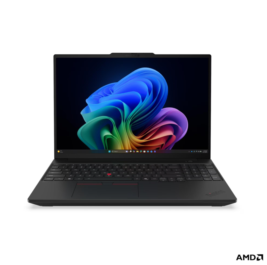 Lenovo ThinkPad T16 G5 AMD - Black - 16 " - IPS - WUXGA - 1920 x 1200 pixels - Anti-glare - AMD Ryzen 5 PRO - 215 - 16 GB - SODIMM DDR5 - Solid-state drive capacity 512 GB - AMD Radeon 740M Graphics - Windows 11 Pro - 802.11be - Bluetooth version 5.4 - Ke