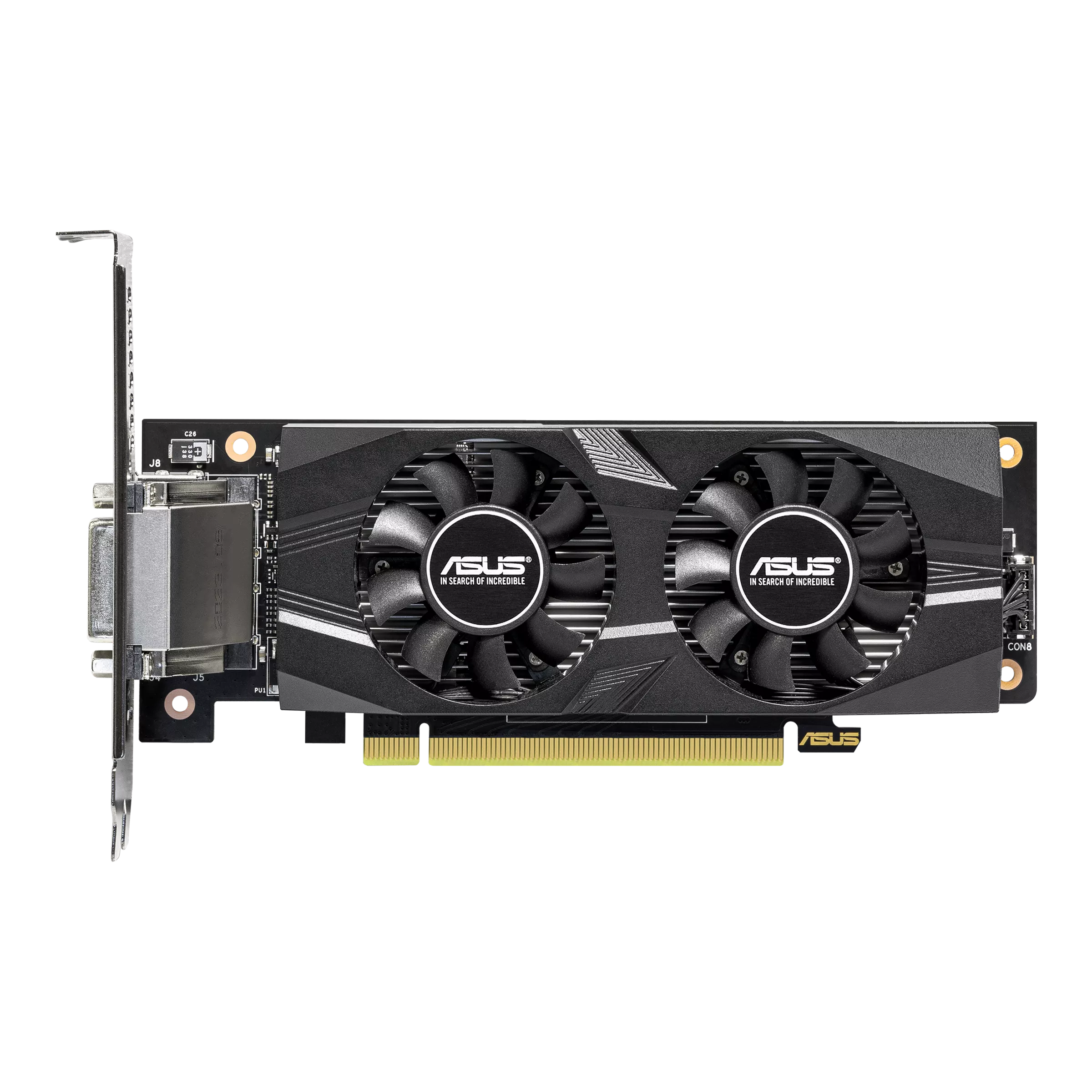 Asus GeForce RTX 3050 LP BRK OC Edition 6GB GDDR6 - NVIDIA - 6 GB - GeForce RTX 3050 - GDDR6 - DVI-D ports quantity 1 - HDMI ports quantity 1 - PCI Express 4.0