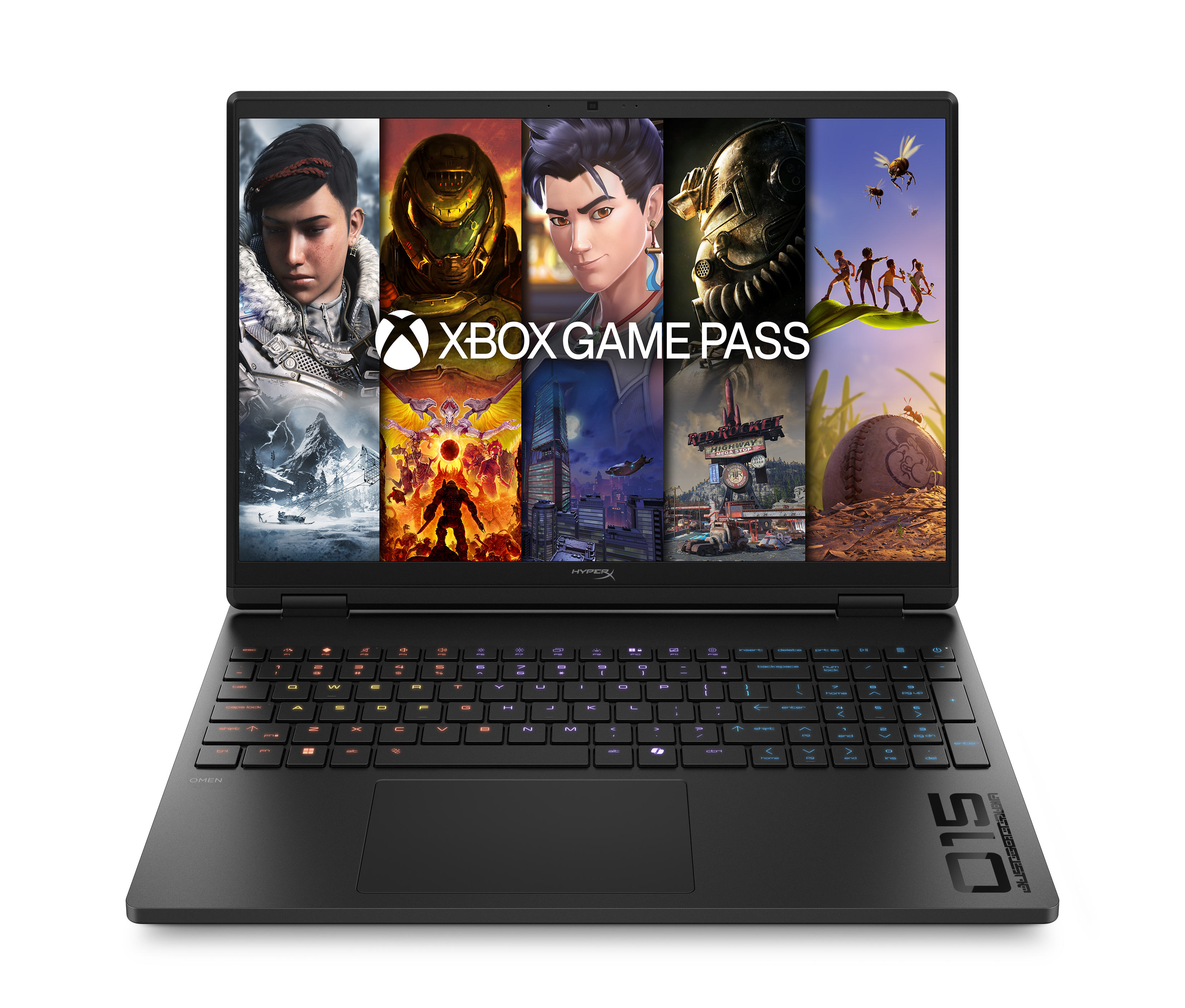 HyperX OMEN 15-gb0003ny - Ryzen 5 240, 16GB DDR5 1DM 5600, 512GB PCIe Gen4 Value, NVIDIA GeForce RTX 5060 8GB VRAM, 15.3 WQXGA (2560x1600) Antiglare Low Blue Light, Shadow Black, 150 Watt, Win 11 Home, 1 years