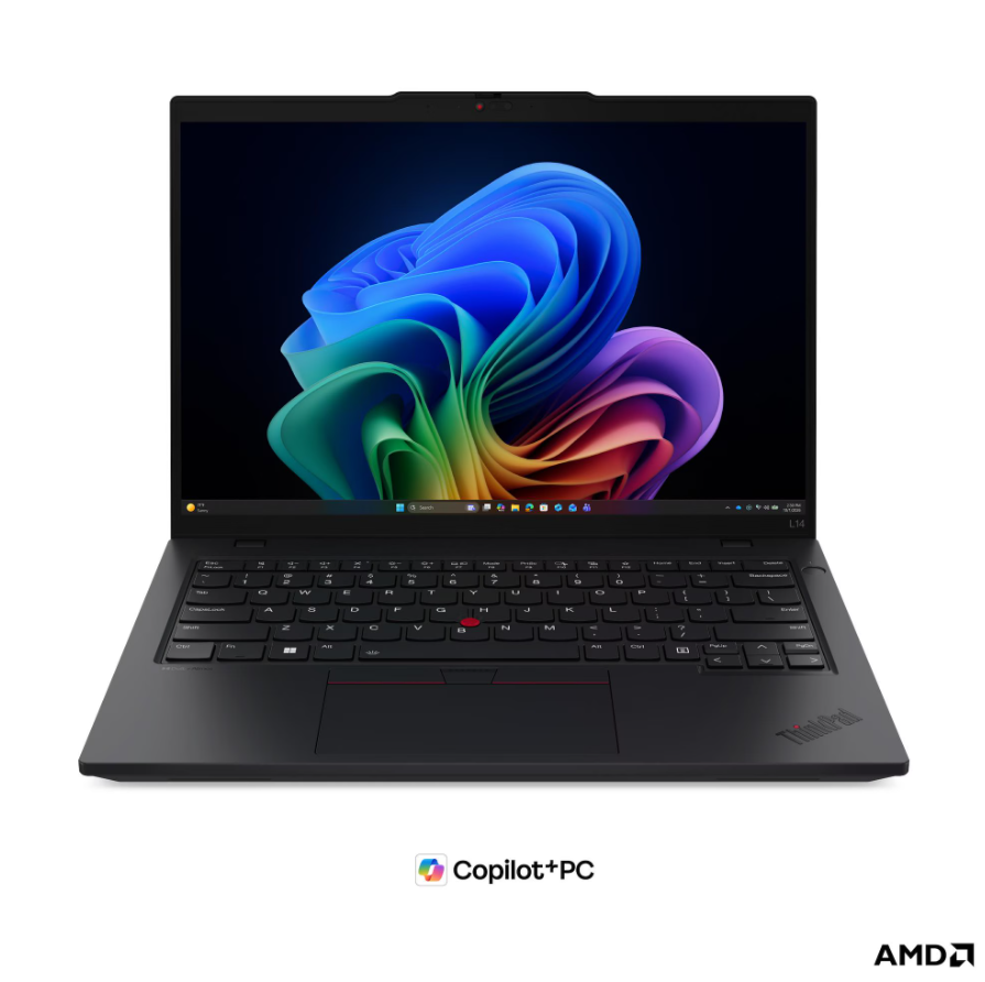 Lenovo ThinkPad L14 G7 AMD - Black - 14 " - IPS - WUXGA - 1920 x 1200 pixels - Anti-glare - AMD Ryzen AI 5 - 430 - 16 GB - SODIMM DDR5 - Solid-state drive capacity 512 GB - AMD Radeon 840M Graphics - Windows 11 Pro - 802.11be - Bluetooth version 5.4 - Key