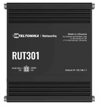 Teltonika - Ethernet Router - RUT301 - No Wi-Fi - 10/100 Mbit/s - Ethernet LAN (RJ-45) ports 5 - Mesh Support No - MU-MiMO No - No mobile broadband