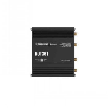 Teltonika - LTE CAT 6 Router - RUT361 - 802.11n - 10/100 Mbit/s - Ethernet LAN (RJ-45) ports 2 - Mesh Support No - MU-MiMO Yes - 4G
