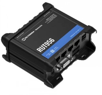Teltonika - Industrial Router - RUT956 - 802.11n - 10/100 Mbit/s - Ethernet LAN (RJ-45) ports 4 - Mesh Support No - MU-MiMO No - 2G/3G/4G - Antenna type 	2 x SMA for LTE, 2 x RP-SMA for WiFi, 1 x SMA for GNSS - 1x USB 2.0