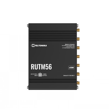 Teltonika - Dual Modem Router - RUTM56 - 802.11ac - 10/100/1000 Mbit/s - Ethernet LAN (RJ-45) ports 4 - Mesh Support Yes - MU-MiMO Yes - No mobile broadband