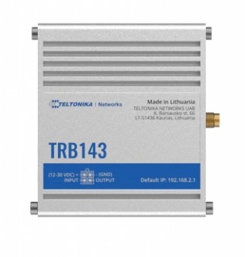 Teltonika - LTE Cat 4 M-Bus - TRB143 - 10/100/1000 Mbit/s - Ethernet LAN (RJ-45) ports 1 - Mesh Support No - MU-MiMO No - 4G