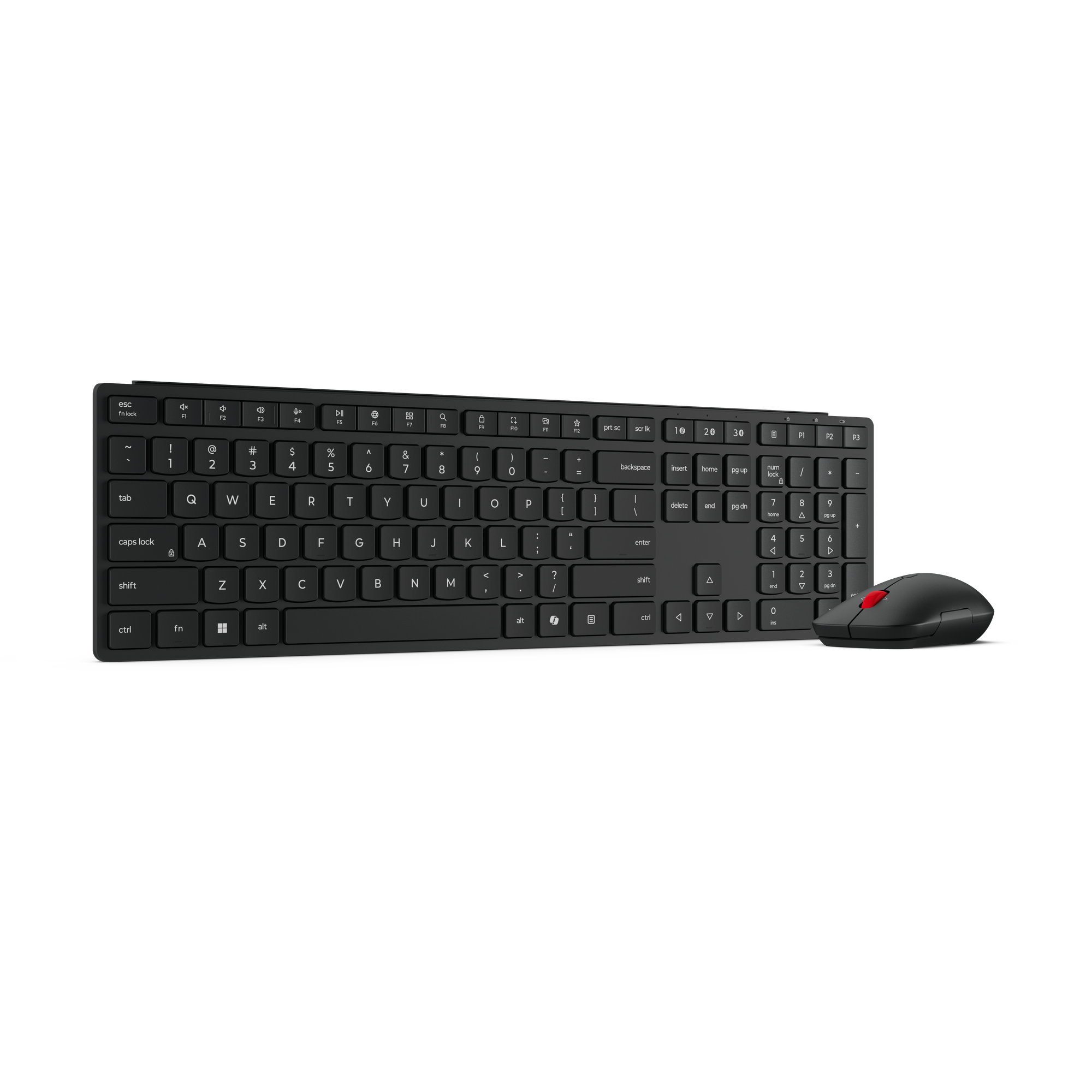 Lenovo - Multi-Mode Pro 6000 - Keyboard and Mouse Set - Wireless - Mouse included - Bluetooth - Estonian - Eclipse Black