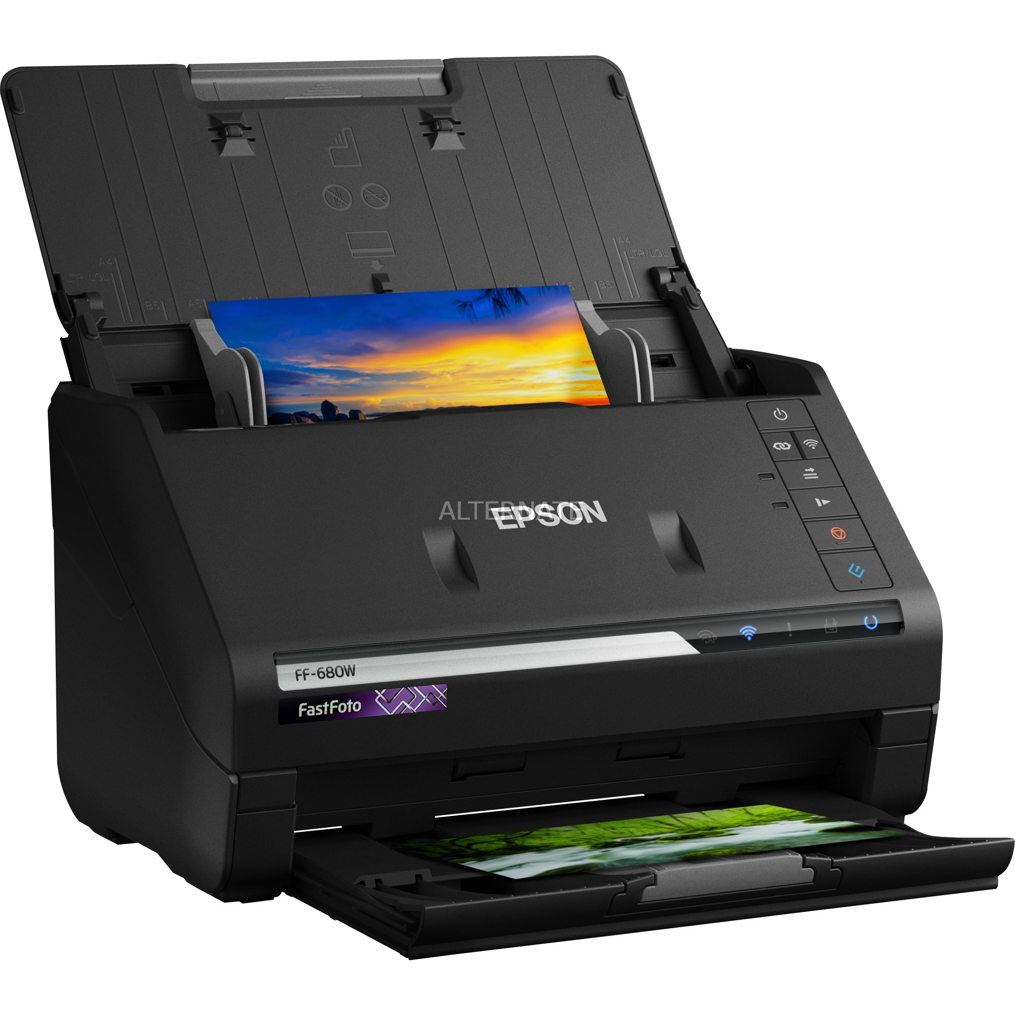 Epson - Document scanner - FastFoto FF-680W - Wireless
