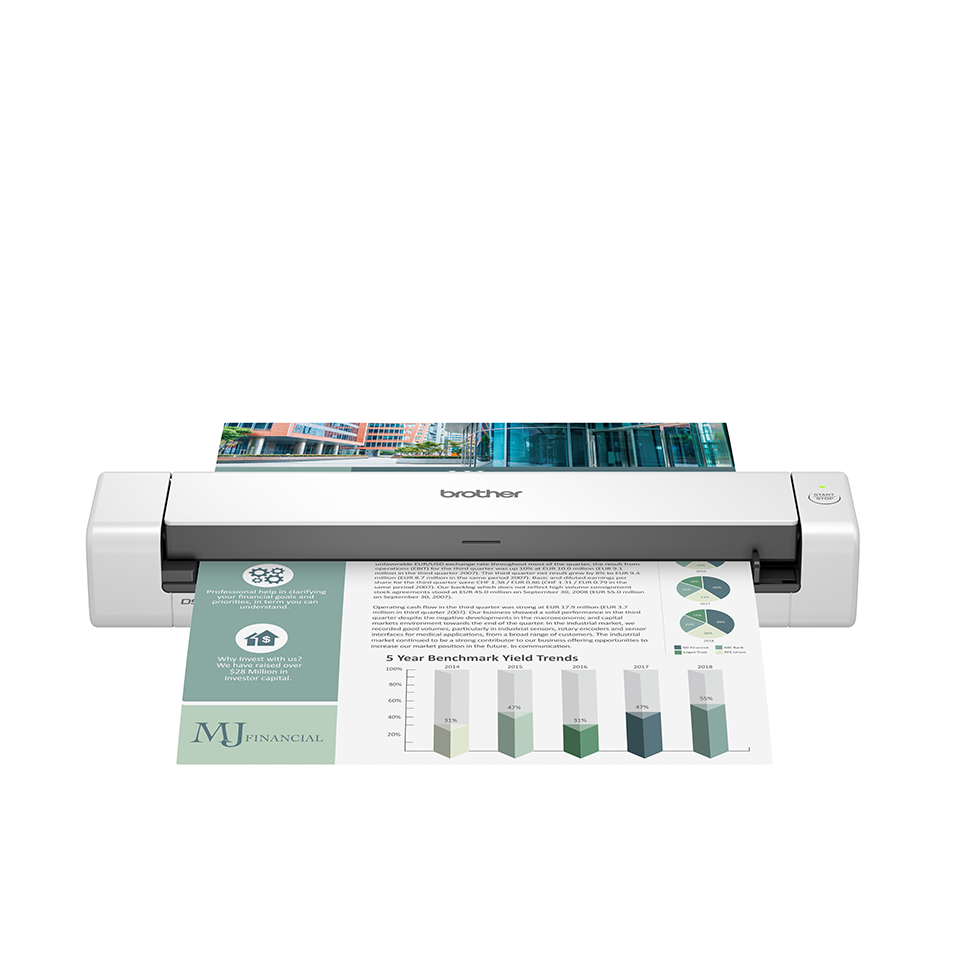Brother - DS-740D - Sheet-fed - Portable Document Scanner