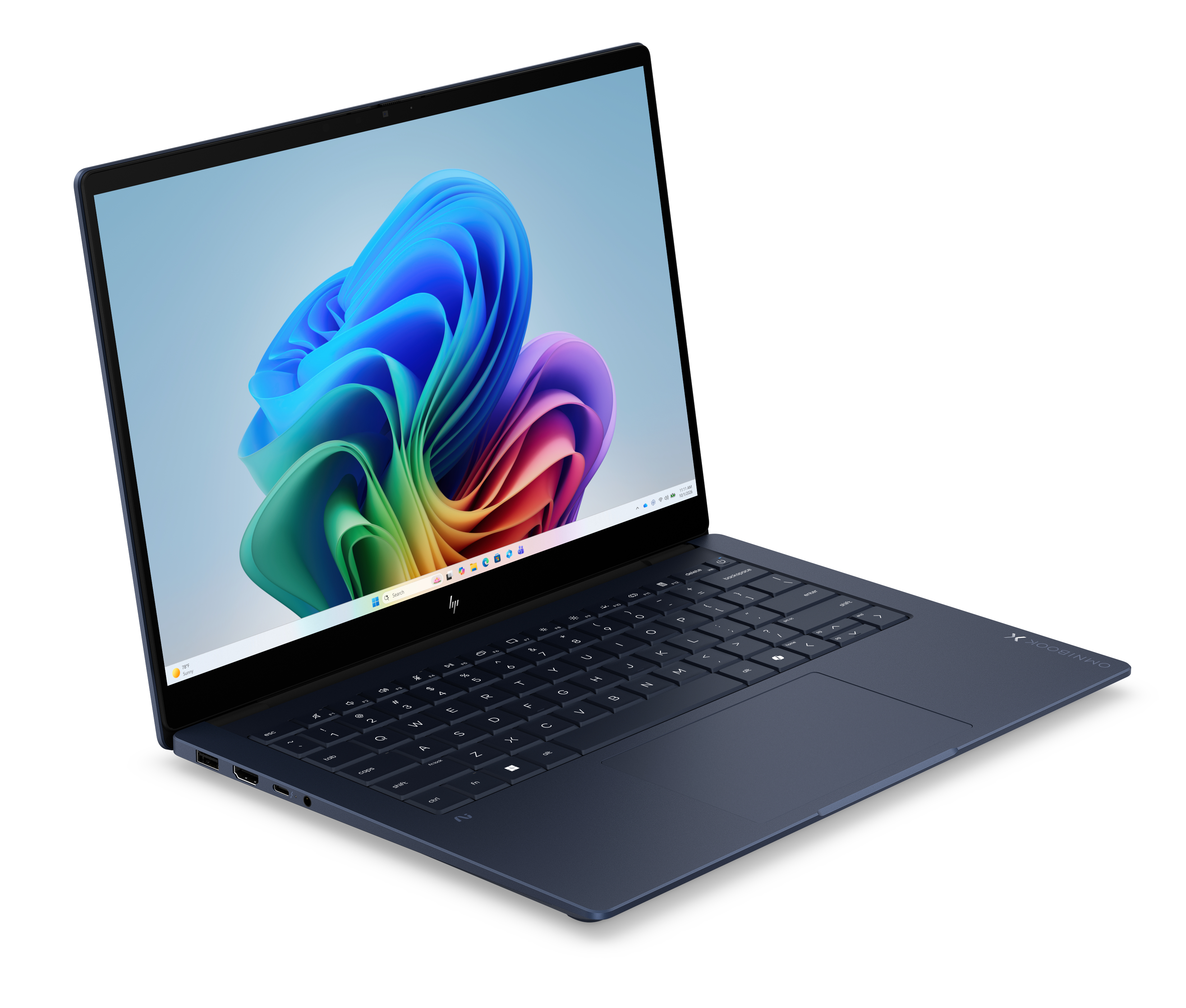 HP OmniBook X NG AI PC 14-ka0016nnx - Ultra 5 325, 16GB, 1TB, 14.0 2K (1920x1200), Athmospheric Blue, Not Included 65W AC Adapter, Win 11 Home, 1 years
