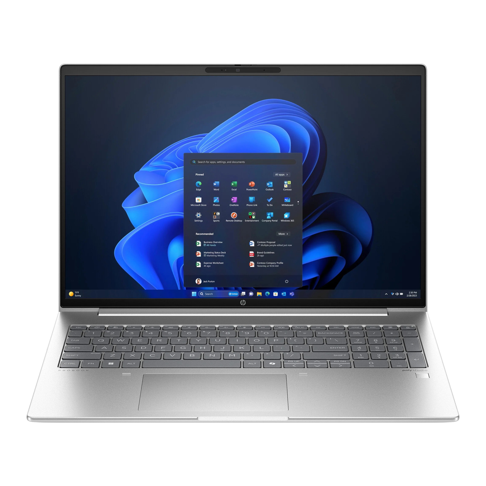HP - ProBook - 460 G11 - Silver - 16 " - IPS - WUXGA - 1920 × 1200 pixels - Anti-glare - AMD Ryzen 5 - 7535U - 16 GB - SODIMM DDR5 - Solid-state drive capacity 512 GB - AMD Radeon Graphics - Windows 11 Pro - 802.11ax - Keyboard language English - Keyboard