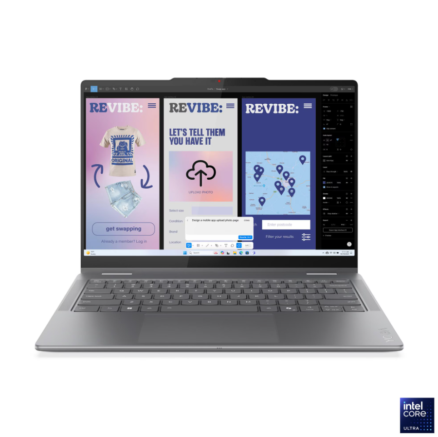 Lenovo- Yoga 7 2-in-1 14ILL10 Intel - Luna Grey - 14 " - OLED - Touchscreen - WUXGA - 1920 x 1200 pixels - Glossy - Intel Core Ultra 5 - 226V - 16 GB - Soldered LPDDR5X - Solid-state drive capacity 512 GB - Intel Arc Graphics 130V - Windows 11 Home - 802.