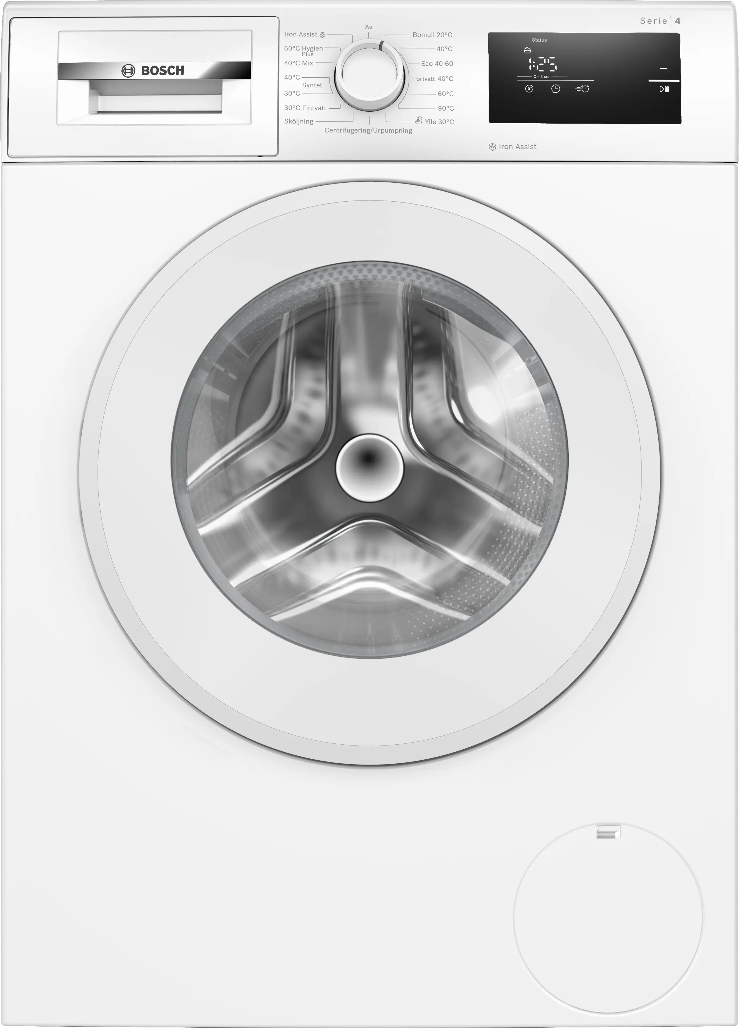 BOSCH Washing machine WAN2408LSN, 8 kg, Energy class A, 1200 rpm, Depth 59 cm