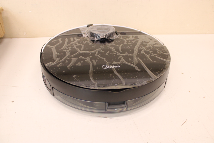 SALE OUT. Midea - Robot Vacuum Cleaner - M7 Evo - Dry - Lithium ion - 5200 mAh - Dust capacity 0.43 L - 1500 Pa - Black - NO ORIGINAL PACKAGING, MISSING MANUAL, SCRATCHES ON BACK