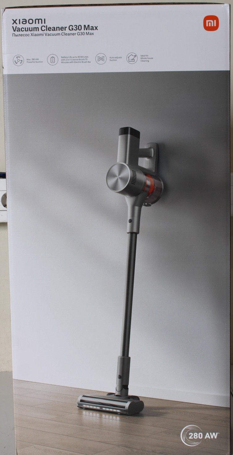 SALE OUT. Vacuum Cleaner - G30 Max EU - Cordless operating - 700 W - 28.8 V - Grey - Warranty 24 month(s) - DIRTY, USED AND SCRATCHED. MISSING INNER PACKAGING, SCREWS WITH PLUGS