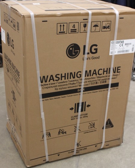 SALE OUT. LG F2X50S9TWB Washing machine, A, Front loading, Washing capacity 9 kg, Depth 47.5 cm, 1200 RPM, White - SALE OUT. Washing machine - F2X50S9TWB - Energy efficiency class A - Front loading - Washing capacity 9 kg - 1200 RPM - Depth 48 cm - Width 
