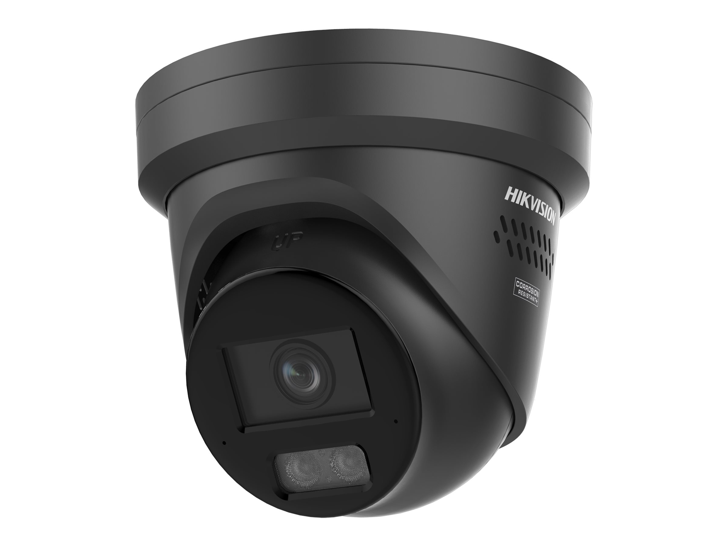 Hikvision Smart Hybrid Light with ColorVu Fixed Turret Network Camera - DS-2CD2387G3-LIS2UY/SL (2.8mm) BLACK - Dome - 8 MP - 2.8-4mm/F1.0 - IP67 - H.264/H.264+/H.265/H.265+ - microSD/microSDHC/microSDXC card, up to 512 GB