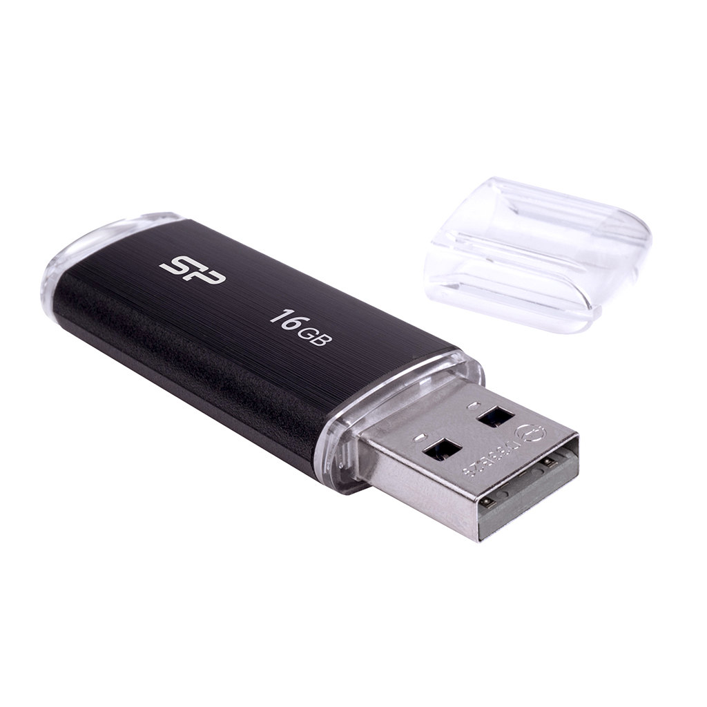 Silicon Power - Ultima U02 - 16 GB - USB Type-A - Black