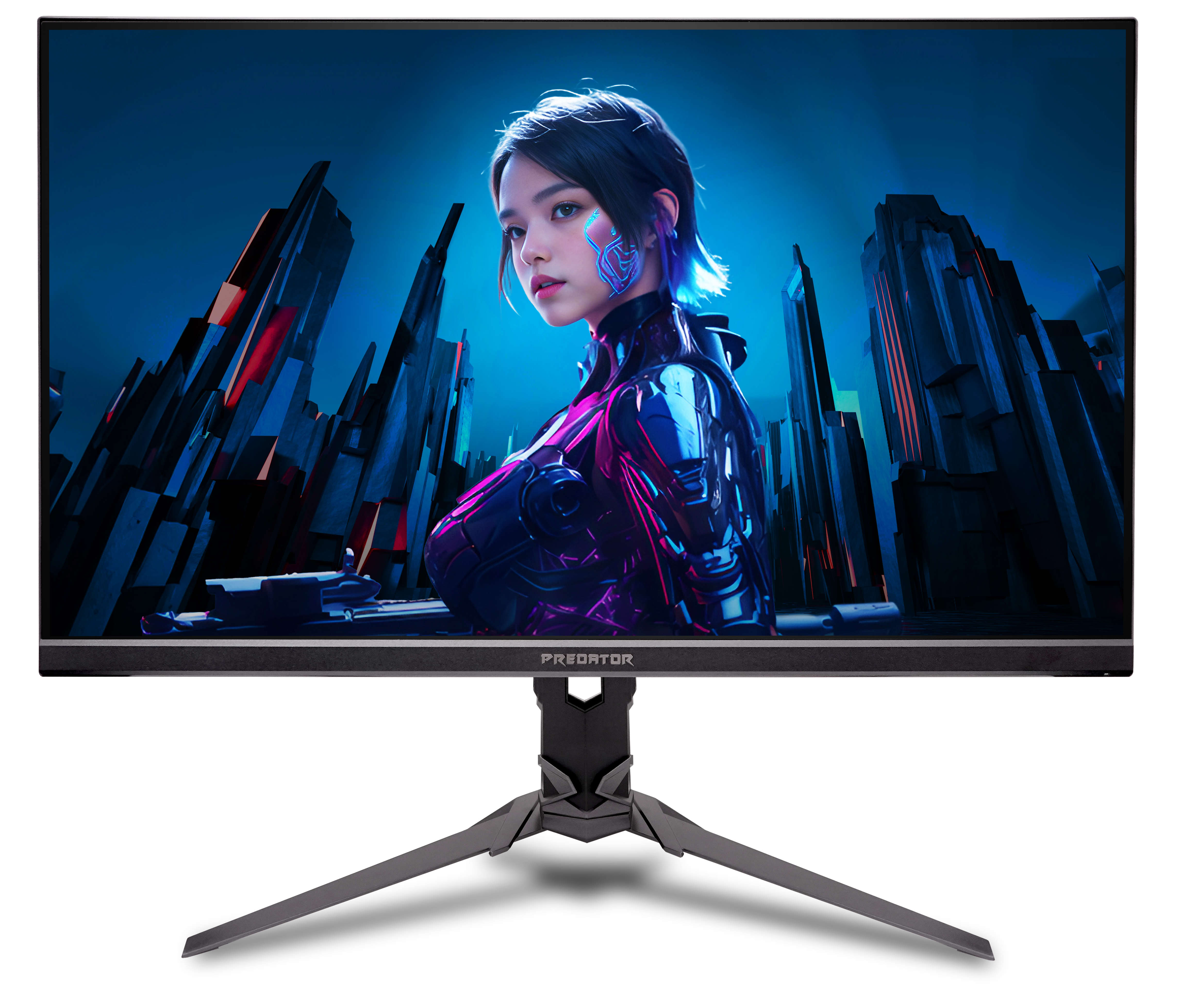 Acer - Predator XB27QX Ergo - 27 " - IPS - QHD - 16:9 - 210 Hz - 0.5 ms - 2560 x 1440 pixels - 350 cd/m² - HDMI ports quantity 2 - Black