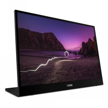 Lenovo - ThinkVision M16 - 16 " - IPS - WUXGA - 16:10 - 60 Hz - 6/8 ms - 1920 x 1200 pixels - 300 cd/m² - Eclipse Black