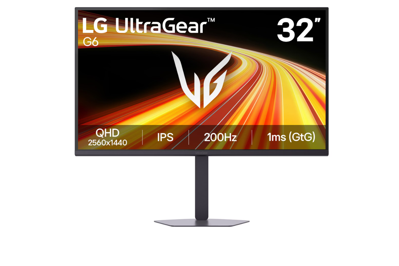 LG - 32G620B-B UltraGear - 32 " - IPS - QHD - 16:9 - 200 Hz - 1 ms - 2560 x 1440 pixels - 300 cd/m² - HDMI ports quantity 2