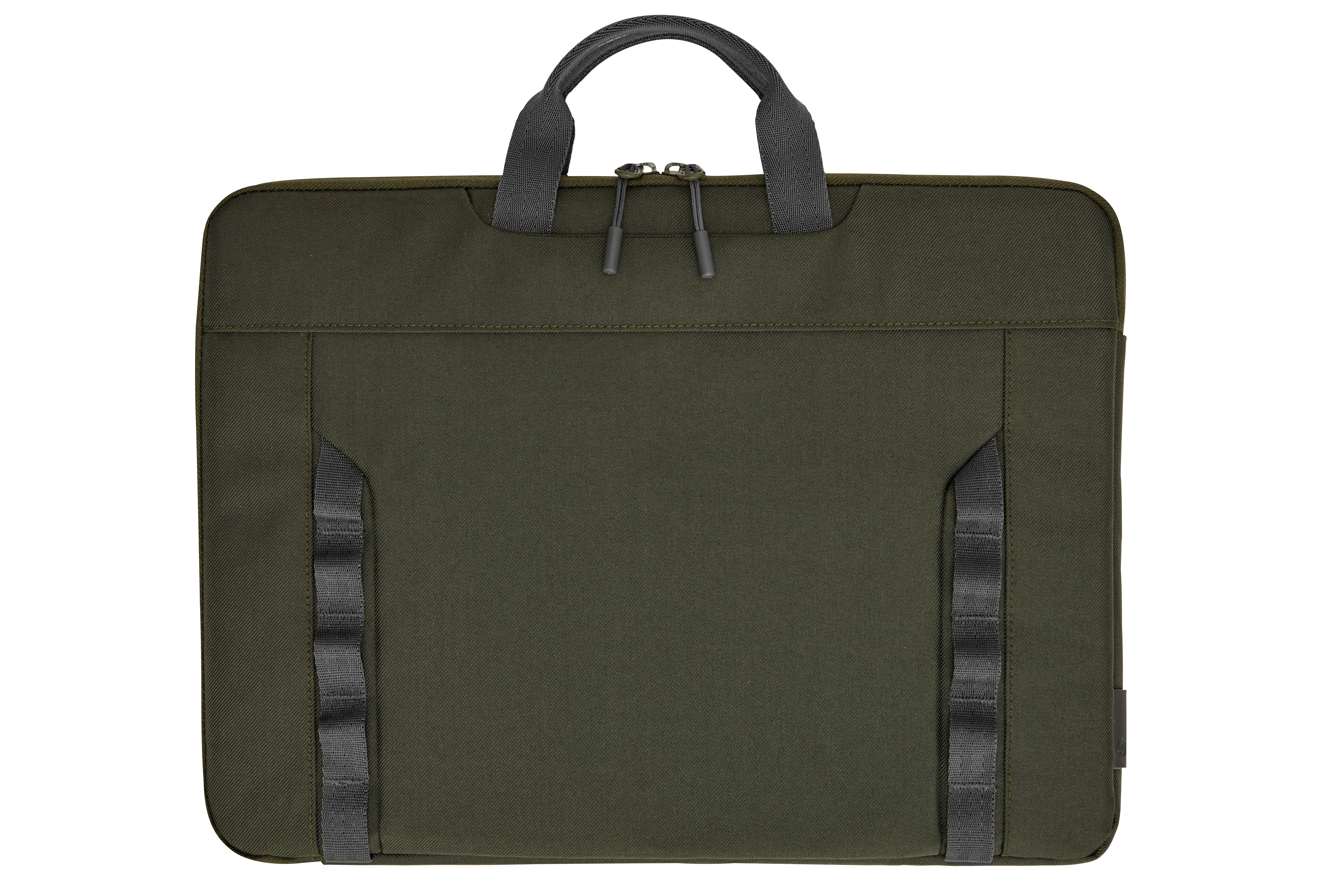 HP Modular 14 Sleeve/Top Load with Handles/shoulder strap included, Water Resistant - Dark Olive Green