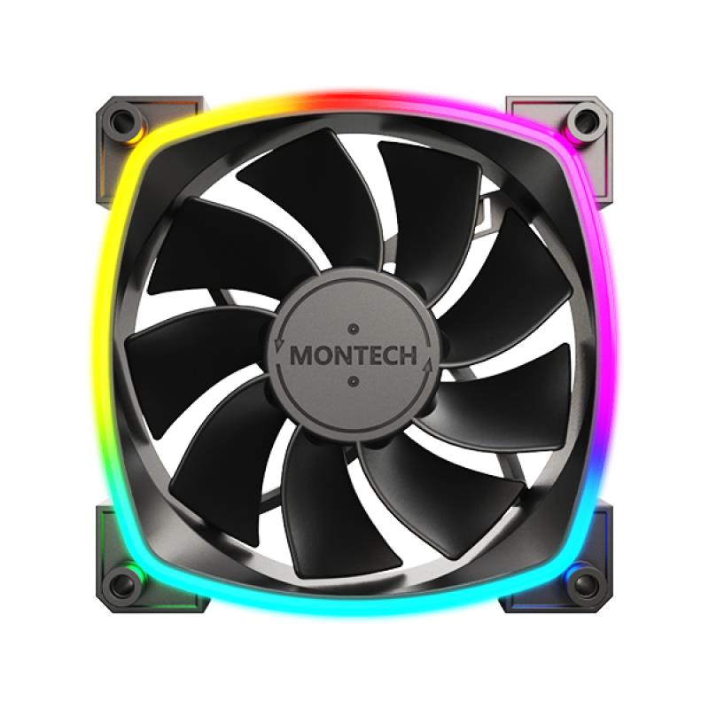 CASE FAN 120MM/RX120 PWM BLACK MONTECH