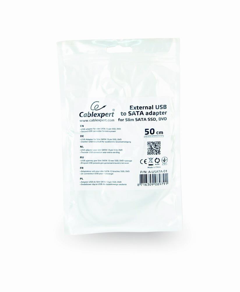 I/O ADAPTER USB TO SLIM/SATA/SSD A-USATA-01 GEMBIRD