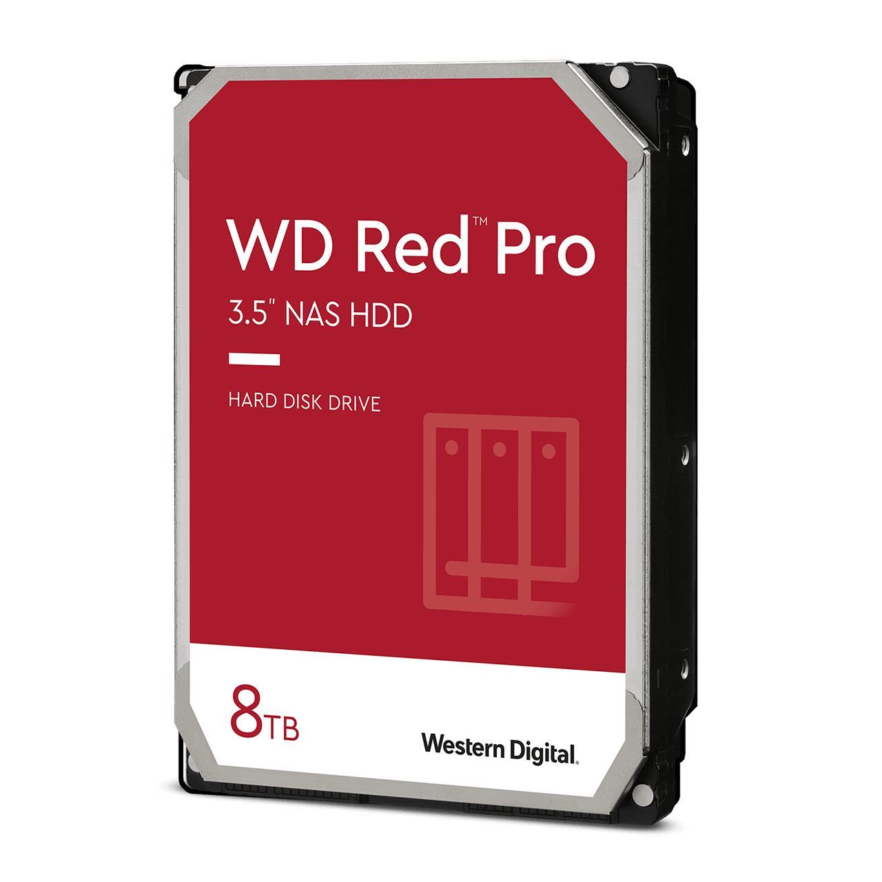 HDD|WESTERN DIGITAL|Red Pro| 8 TB|Serial ATA|Buffer 256 MB|7200 RPM|3.5 "|WD8006FFBX