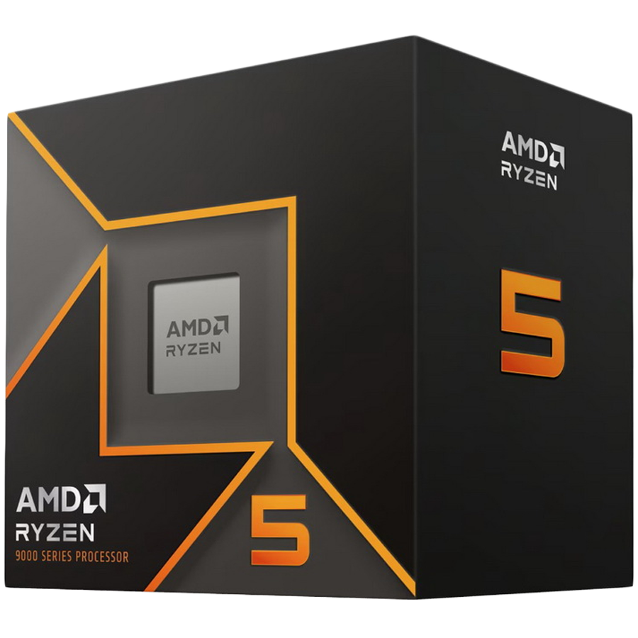 AMD CPU Desktop Ryzen 5 6/12T 9600 (5.2GHz,38MB,65W,AM5) box, with Wraith Stealth Cooler and Radeon Graphics