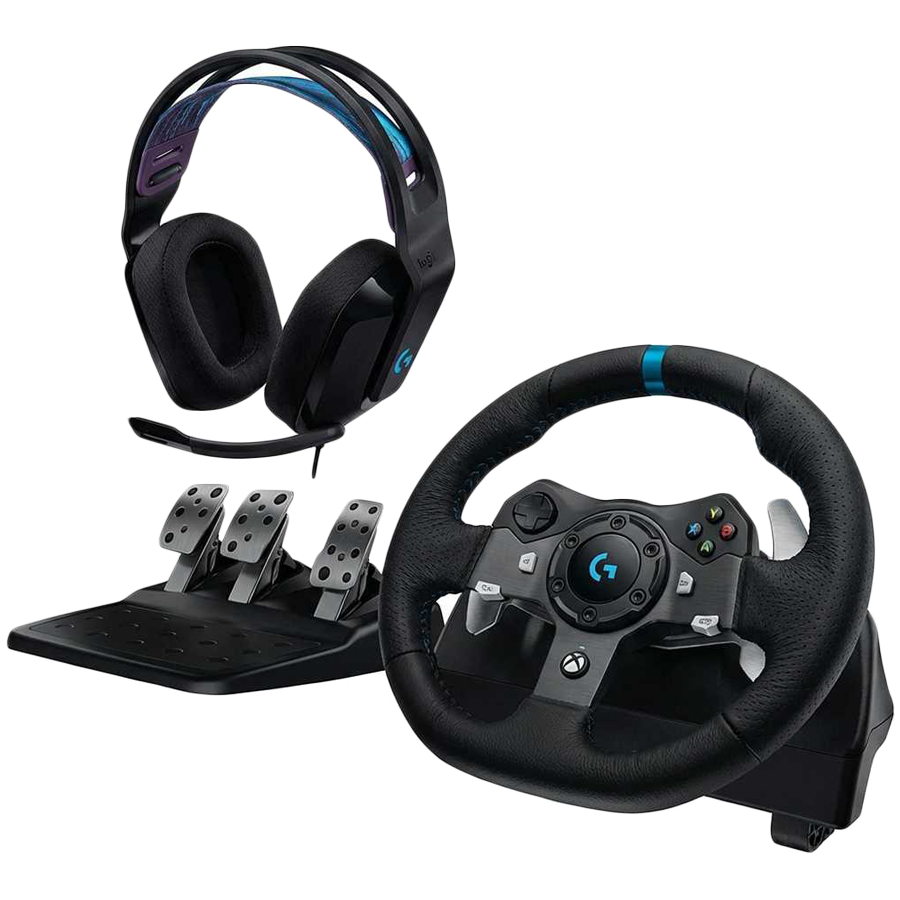 LOGITECH G920 EU + G335 - BLACK - USB - PLUGC - EMEA28i-935 - EU