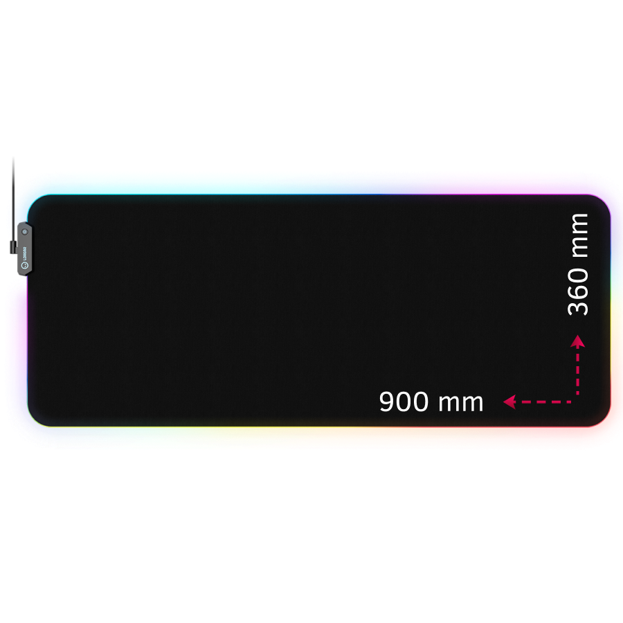 LORGAR Gaming Mouse Pad Steller 919 RGB Black